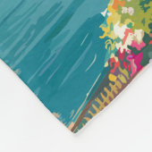 Activiteiten in de omgeving van Lake Como Painterl Fleece Deken (Hoek)