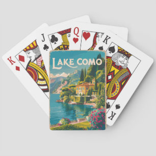 Activiteiten in de omgeving van Lake Como Painterl Pokerkaarten