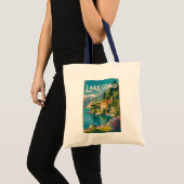 Activiteiten in de omgeving van Lake Como Painterl Tote Bag (Voorkant (product))
