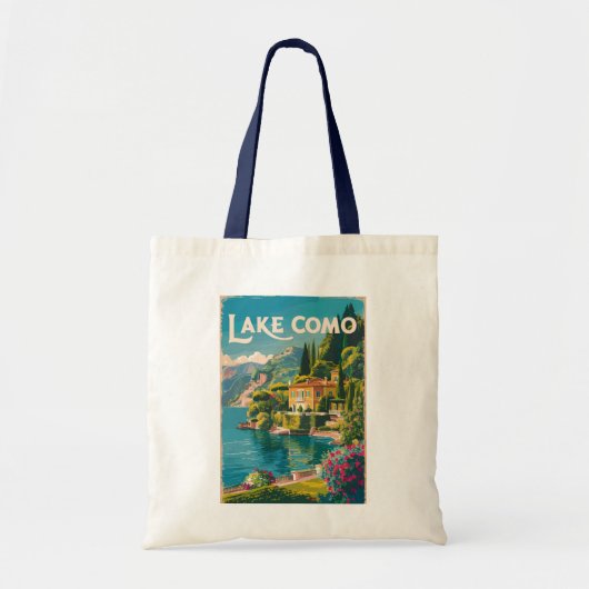 Activiteiten in de omgeving van Lake Como Painterl Tote Bag (Voorkant)