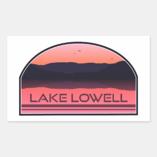 Activiteiten in de omgeving van Lake Lowell Idaho  Rechthoekige Sticker
