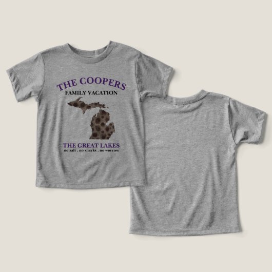 Activiteiten in de omgeving van Lake Michigan Grea (Ontwerp Voorkant & Achterkant)