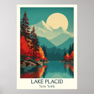 Activiteiten in de omgeving van Lake Placid New Yo Poster