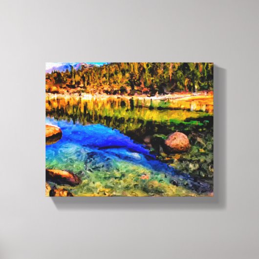 Activiteiten in de omgeving van Lake Tahoe Sand Ha Canvas Afdruk (Voorkant)