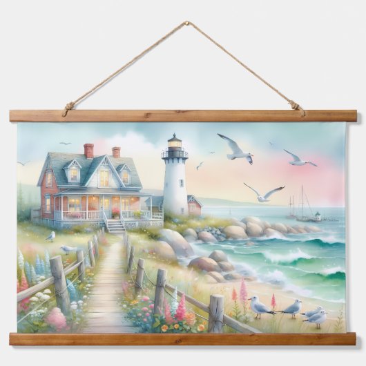 Activiteiten in de omgeving van Lighthouse Coastal Hangend Wandkleed (Voorkant)