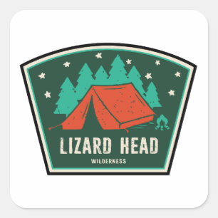 Activiteiten in de omgeving van Lizard Head Wilder Vierkante Sticker
