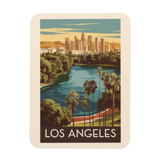 Activiteiten in de omgeving van Los Angeles Echo P Magneet (Verticaal)