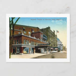 Activiteiten in de omgeving van Majestic Theatre,  Briefkaart