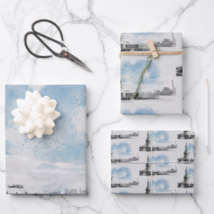 Activiteiten in de omgeving van Manhattan NYC Libe Inpakpapier Vel