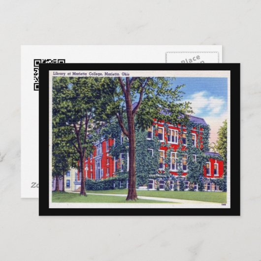 Activiteiten in de omgeving van Marietta College, Briefkaart (Voorkant / Achterkant)