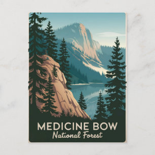 Activiteiten in de omgeving van Medicine Bow Natio Briefkaart