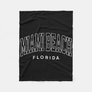 Activiteiten in de omgeving van Miami Beach Florid Fleece Deken