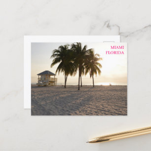 Activiteiten in de omgeving van Miami Florida Beac Briefkaart