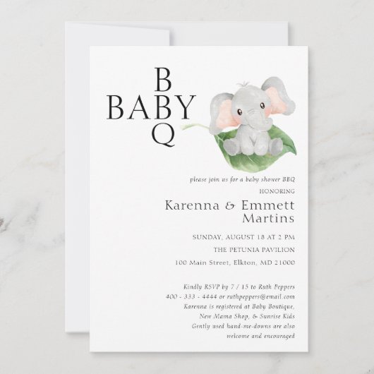 Activiteiten in de omgeving van Modern Elephant Gr Kaart (Voorkant)