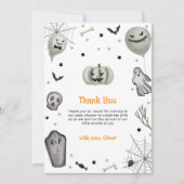 Activiteiten in de omgeving van Modern Little Boo  Bedankkaart (Voorkant)