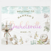 Activiteiten in de omgeving van Modern Miami Beach Fleece Deken (Voorkant (Horizontaal))