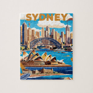 Activiteiten in de omgeving van Modern Sydney Aust Legpuzzel