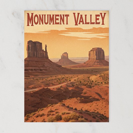 Activiteiten in de omgeving van Monument Valley: R Briefkaart