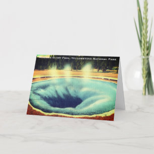 Activiteiten in de omgeving van Morning Glory Pool Bedankkaart