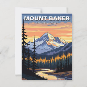 Activiteiten in de omgeving van Mount Baker Nation Briefkaart