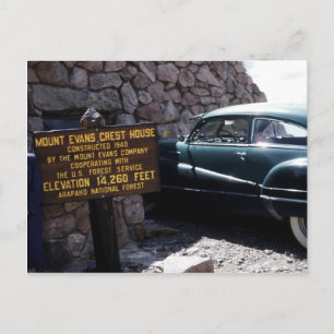 Activiteiten in de omgeving van Mount Evans Crest Briefkaart