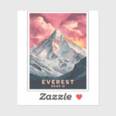 Activiteiten in de omgeving van Mount Everest Hima Sticker (Vel)