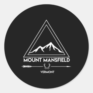 Activiteiten in de omgeving van Mount Mansfield Ve Ronde Sticker