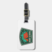 Activiteiten in de omgeving van Mount Olympus Wild Bagagelabel (Voorkant verticaal)