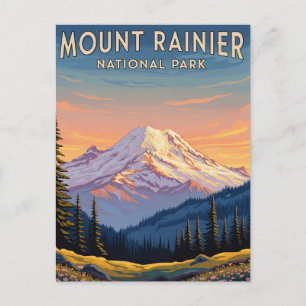 Activiteiten in de omgeving van Mount Rainier Nati Briefkaart
