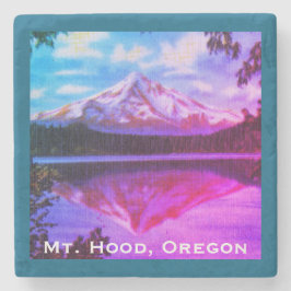 Activiteiten in de omgeving van Mt. Hood, Oregon C Stenen Onderzetter