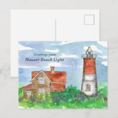 Activiteiten in de omgeving van Nauset Beach Light Briefkaart (Voorkant / Achterkant)