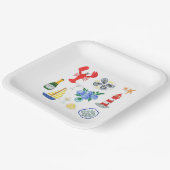 Activiteiten in de omgeving van New England Seafoo Papieren Bordje (Gebogen)