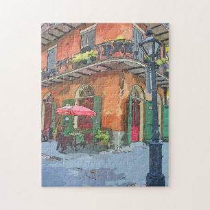 Activiteiten in de omgeving van New Orleans French Legpuzzel