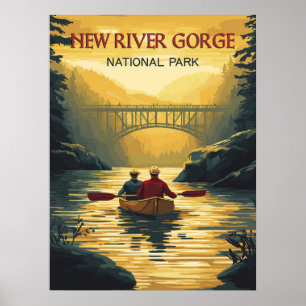 Activiteiten in de omgeving van New River Gorge Na Poster