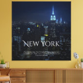 Activiteiten in de omgeving van New York City Skyl Canvas Afdruk (Insitu (Woonkamer))