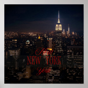 Activiteiten in de omgeving van New York City Skyl Poster