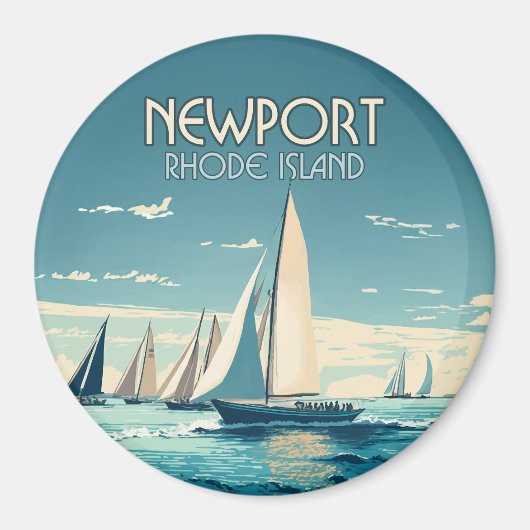 Activiteiten in de omgeving van Newport Rhode Isla Magneet (Voorkant)