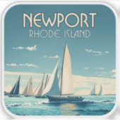 Activiteiten in de omgeving van Newport Rhode Isla Sticker (Voorkant)