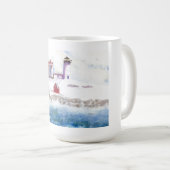 Activiteiten in de omgeving van Nubble Lighthouse  Koffiemok (Voorkant rechts)