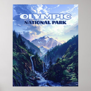 Activiteiten in de omgeving van Olympic National P Poster