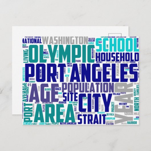 Activiteiten in de omgeving van Olympic Port Angel Briefkaart (Voorkant / Achterkant)