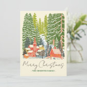 Activiteiten in de omgeving van Outdoor Mountain T Feestdagenkaart (Staand voorkant)