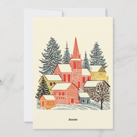 Activiteiten in de omgeving van Outdoor Mountain T Feestdagenkaart (Achterkant)