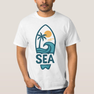 Activiteiten in de omgeving van Palm Tree & Wave S T-shirt