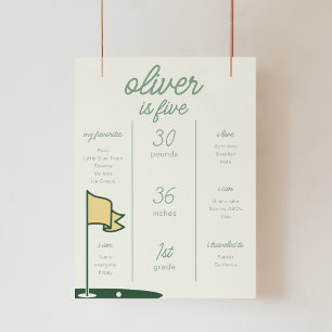 Activiteiten in de omgeving van Par-T-shirt Golf T Poster