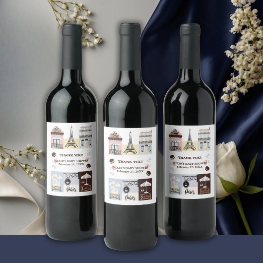 Activiteiten in de omgeving van Paris French Cafe Wijn Etiket