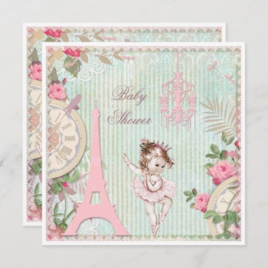 Activiteiten in de omgeving van Paris Princess Bal Kaart (Voorkant / Achterkant)