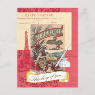 Activiteiten in de omgeving van Parisian Collage B Briefkaart