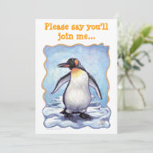 Activiteiten in de omgeving van Penguin Party Cent Kaart (Staand voorkant)