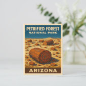 Activiteiten in de omgeving van Petrified Forest N Briefkaart (Staand voorkant)